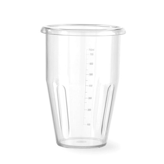 Pahar din policarbonat pentru Milkshaker Hendi 224038, gradat, 1 L