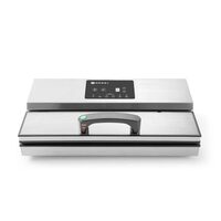 Aparat de vidat profesional Hendi Kitchen Line, 550W, pompa dubla de capacitate mare 16lt/min, inox, 490x260x(H)145 mm