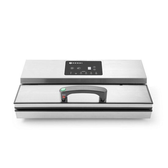 Aparat de vidat profesional Hendi Kitchen Line, 550W, pompa dubla de capacitate mare 16lt/min, inox, 490x260x(H)145 mm