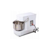 Mixer planetar spirala cu vas detasabil 1 viteza echipat cu roti pivotante vas, capac si spirala din inox 18/10 Hendi 10 litri 400 W, Viteza bol / carlig: 19/193 rpm,  730x300x (H) 635 mm