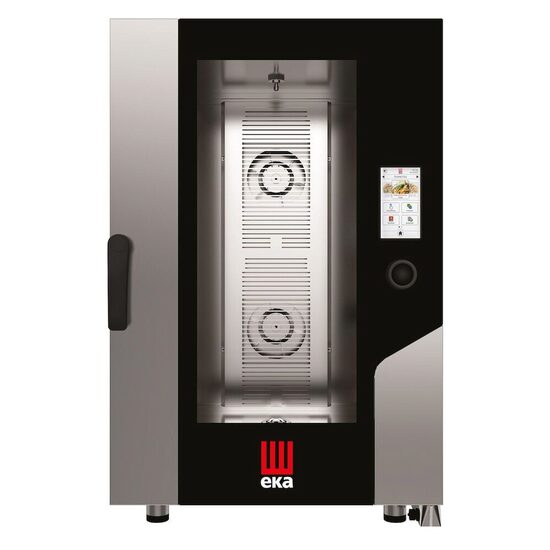 Cuptor electric cu convectie pentru gastronomie, Millennial Touch Screen Gastro, 11 tavi x GN 1/1, 730×785×(H)1130 mm, Hendi