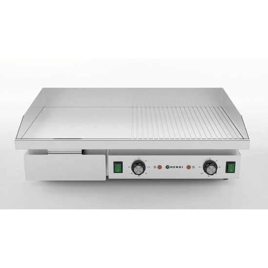 Gratar neted si striat, HENDI, Budget Line, 400V/4400W, 720x460x(H)241mm