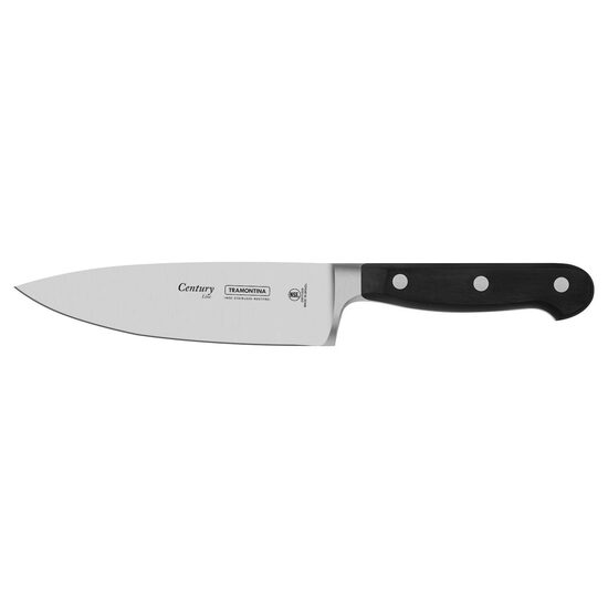Cutit Century pentru bucatarii sefi, Tramontina, Negru, Hendi, lungime lama 150 mm, (L)330mm