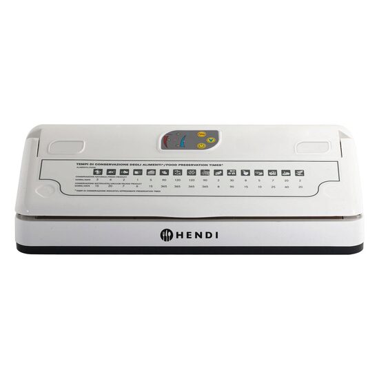 Masina de ambalat sub vid Buget Line,banda, Hendi, dimensiune banda de vidare 330 mm, 380x180x (H) 110 mm, 230V/250W