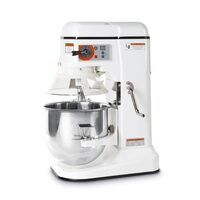Mixer profesional planetar spirala cu 3 viteze echipat cu roti pivotante vas, capac si spirala din inox 18/10, Hendi, 11.4 litri 375 W/230V, 398 x 499 x (H) 630 mm, 3 accesorii incluse carlig, agitator plat, tel.