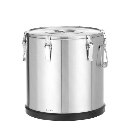 Container izolat pentru transport Hendi, inox, 50L, ø430x(H)440mm