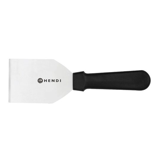 Spatula pentru cofetarie si patiserie din otel inoxidabil, Hendi, lungimea lamei 115 mm