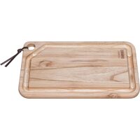 Tocator din lemn de tec,Hendi, dreptunghiulara Churrasco, Tramontina, 400x240x(H)18mm 