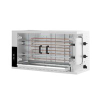 Rotisor electric profesional Hendi, pentru 8 - 10 pui,inox, 2 viteze de rotatie 1150x472x(H)605 mm