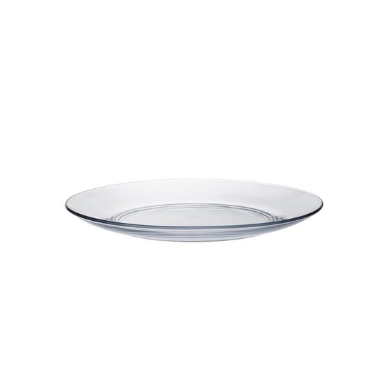Farfurie plata Lys din sticla, Duralex, set 1 buc., ø190x(H)20 mm
