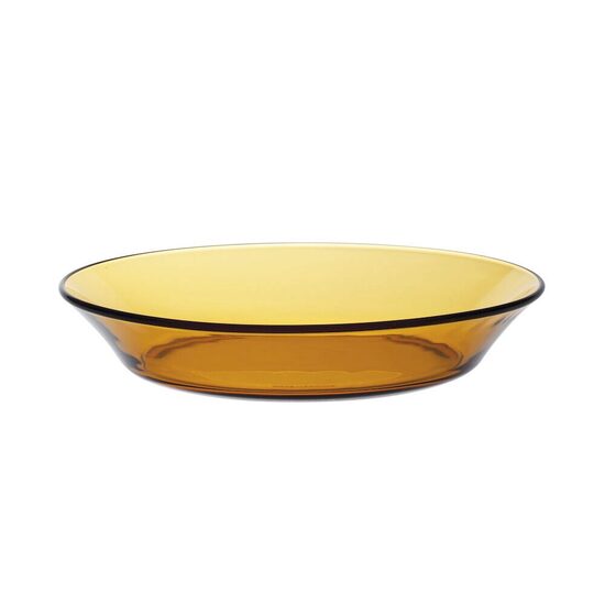 Farfurie adanca Lys  Amber  din sticla, Duralex, set 1 buc. ø230x(H)35mm  