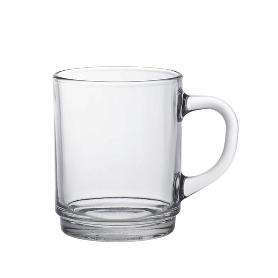 Cana cu maner With Handle Versailles  din sticla, Duralex, 260 ml, set 6 buc., ø72x(H)89 mm