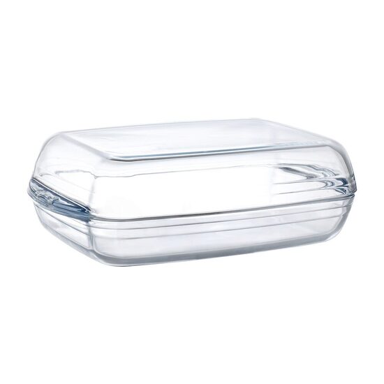 Tavă OVENCHEF, Duralex,  din sticla transparenta, 5200 ml.set 2 buc.350x220x(H)110mm