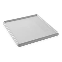 Capac pentru cosuri 500×500 mm, AmerBox, gri, Hendi, 500x500x(H)35mm