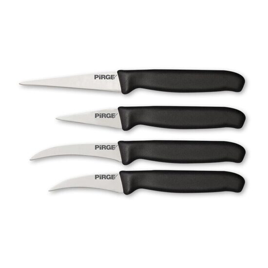 Set de 4 cutite pentru carne Pirge, lungime lama 65 mm,80 mm,55 mm,90 mm
