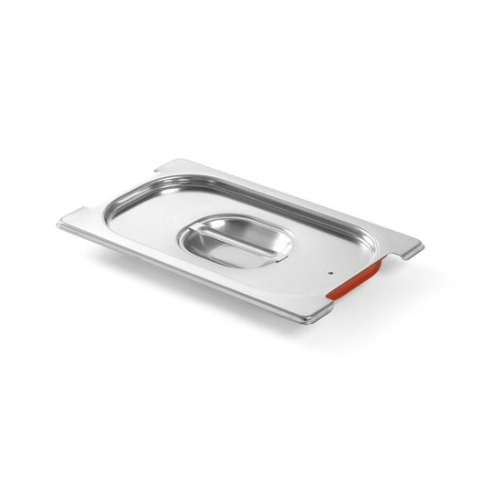 Capac cu maner si margine de silicon pentru tava gastronom,Profi Line, GN1/6,Hendi, 176x162mm