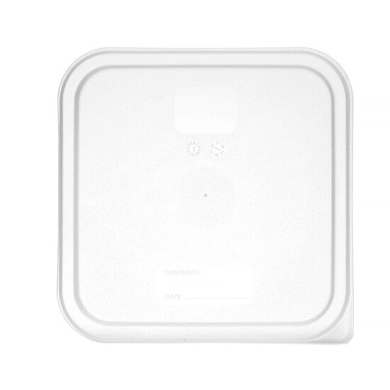 Capac pentru recipient alimentar, HENDI, transparent, 190x190mm ​