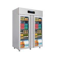 Dulap congelator snack vertical FRENOX cu doua usi din sticla