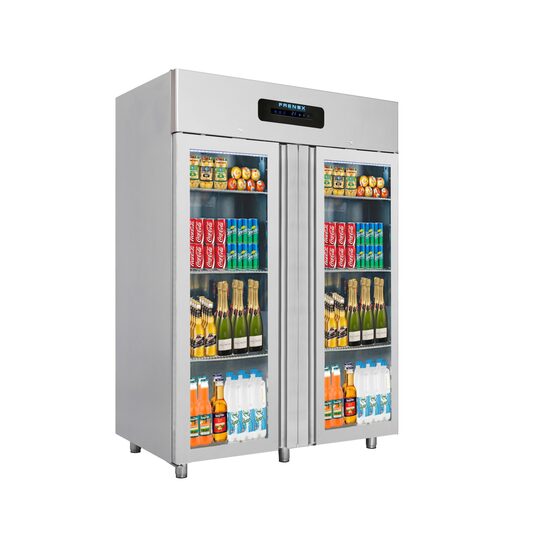 Dulap congelator snack vertical FRENOX cu doua usi din sticla