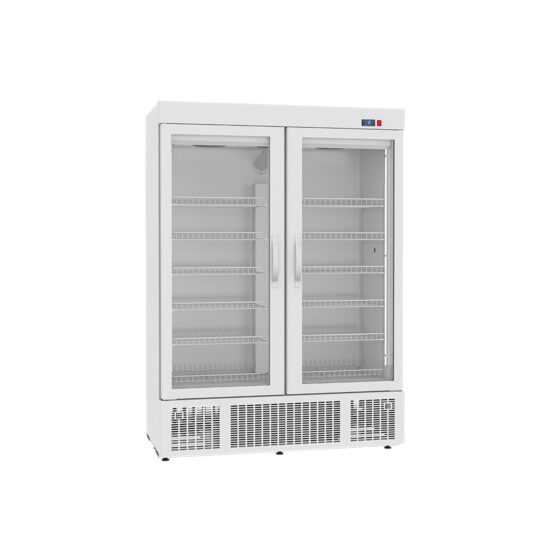 Vitrina frigorifica verticala FRENOX cu doua usi din sticla, 1300 lt