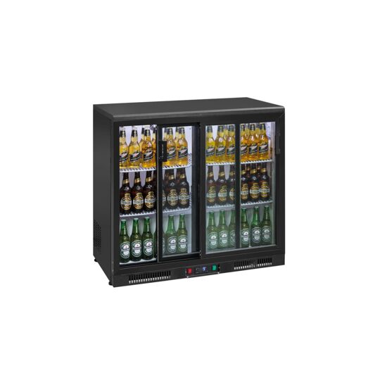 Frigider pentru bar FRENOX cu doua usi batante din sticla, 210 lt