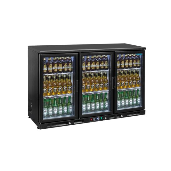 Frigider pentru bar FRENOX cu 3 usi batante din sticla, 310 lt