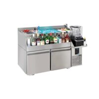 Masa rece FRENOX cocktailuri cu 2 usi si chiuveta, 150 lt