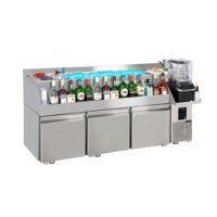 Masa rece FRENOX cocktailuri cu 3 usi si chiuveta, 235 lt