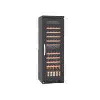 Vitrina neagra din inox pentru vinuri, 72 sticle FRENOX