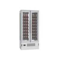 Vitrina vin inox 112 sticle FRENOX cu deschidere fata-spate si temperatura + lumina ajustabila