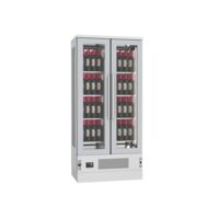 Vitrina vin inox 128 sticle FRENOX cu deschidere fata-spate si temperatura + lumina ajustabila