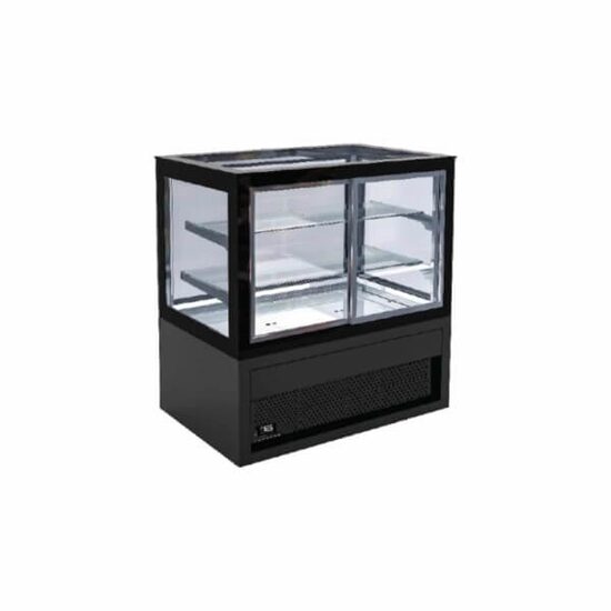 Vitrina frigorifica neagra pentru cofetarie, 300 lt - Frenox