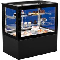 Vitrina frigorifica neagra pentru cofetarie, 375 lt - Frenox