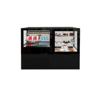 Vitrina frigorifica neagra cu 4 usi pentru cofetarie, 675 lt - Frenox