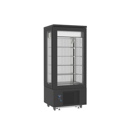 Vitrina frigorifica neagra cu o usa din sticla, 400 lt - Frenox