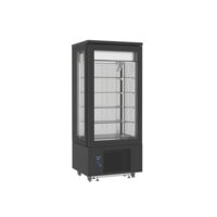 Vitrina frigorifica neagra cu o usa din sticla, 400 lt - Frenox
