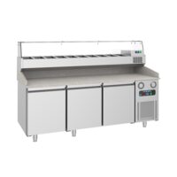 Masa rece preparare pizza 2,1 m cu 3 usi - Frenox
