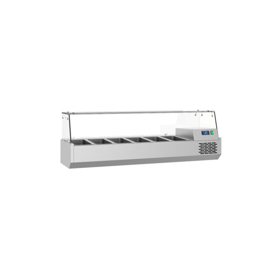 Vitrina ingrediente 1.4 m cu 6 cuve GN 1/3 - Frenox