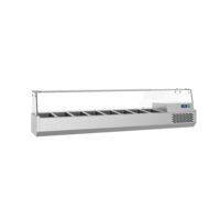 Vitrina ingrediente 1.87 m cu 8 cuve GN 1/3 - Frenox