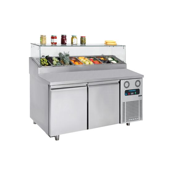 Masa rece preparare pizza cu 2 usi, 460 lt - Frenox