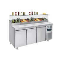 Masa rece preparare pizza cu 3 usi, 720 lt - Frenox