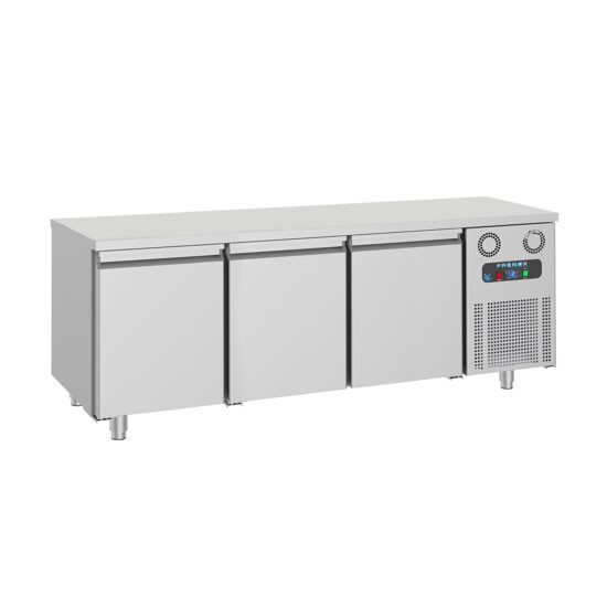 Masa rece preparare pizza 2.2 m cu 3 usi - Frenox