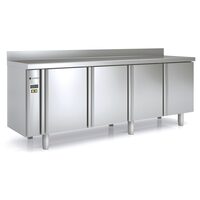 Masa frigorifica refrigerare 4 usi seria 600 cu rebord Snack Coreco