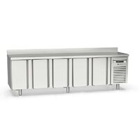 Masa frigorifica refrigerare 5 usi seria 700 cu rebord Coreco