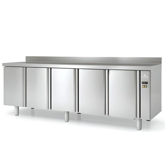 Masa frigorifica refrigerare 5 usi si 5 rafturi seria 700 cu rebord Coreco