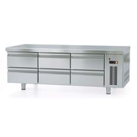 Masa rece refrigerare cu 6 sertare Seria 700 264 lt Coreco