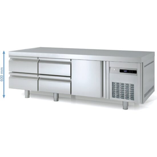 Masa rece refrigerare cu o usa si 4 sertare Seria 700 264 lt Coreco