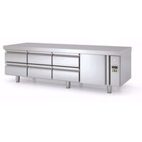Masa rece refrigerare cu o usa si 6 sertare Seria 700 Coreco