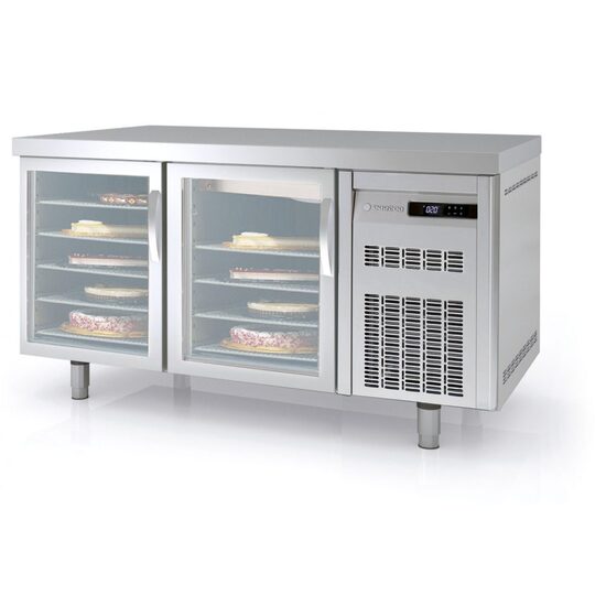 Masa rece refrigerare cu doua usi din sticla Seria 800 - Coreco
