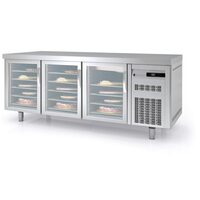 Masa rece refrigerare cu 3 usi din sticla Seria 800 - Coreco